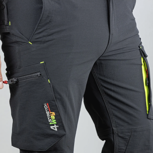 Pantalon de travail stretch 4 directions LMA Utopie / Fiction / Contraste