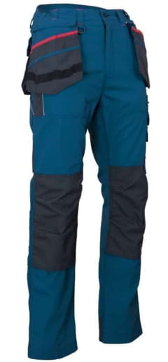 Pantalon de travail tissu canvas avec poches genouillères et 4 couleurs au choix LMA Donjon / Minerai / Creuset / Caldeira