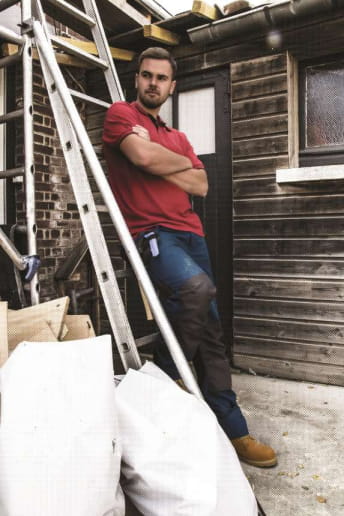 Pantalon de travail tissu canvas avec poches genouillères LMA CREUSET