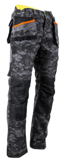 Pantalon de travail tissu canvas avec poches genouillères et 4 couleurs au choix LMA Donjon / Minerai / Creuset / Caldeira