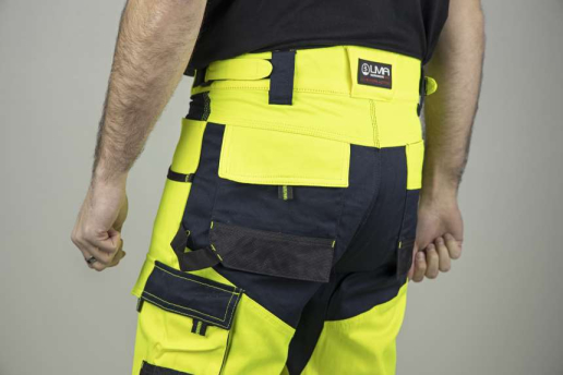 Pantalon haute visibilité avec poches genouillères en Oxford LMA DEFENSE/POLARISATION