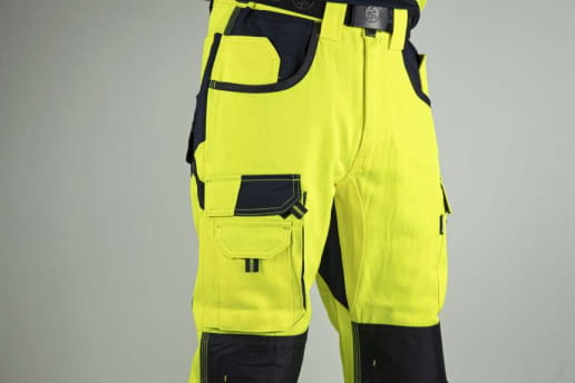 Pantalon haute visibilité avec poches genouillères en Oxford LMA DEFENSE/POLARISATION