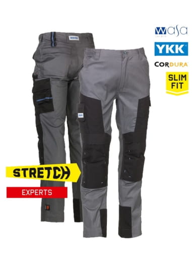 Pantalon multipoches stretch HEROCK Capua