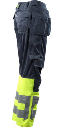 Pantalon haute visibilité avec poches genouillères et flottantes MASCOT SAFE SUPREME 17531-860