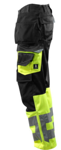 Pantalon haute visibilité avec poches genouillères et flottantes MASCOT SAFE SUPREME 17531-860