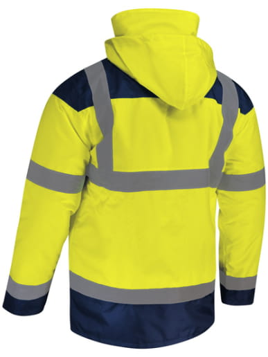 Parka haute visibilité rembourrée en polyester Singer Safety PALOVER / PALOMA / PALERME