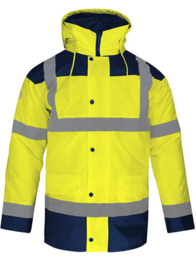 Parka haute visibilité rembourrée en polyester Singer Safety PALOVER / PALOMA / PALERME