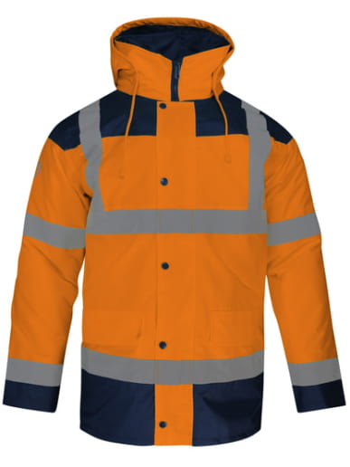 Parka haute visibilité rembourrée en polyester Singer Safety PALOVER / PALOMA / PALERME
