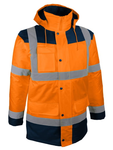 Parka fluo jaune ou orange 4 en 1 SINGER SAFETY PIAMA/PIAMO