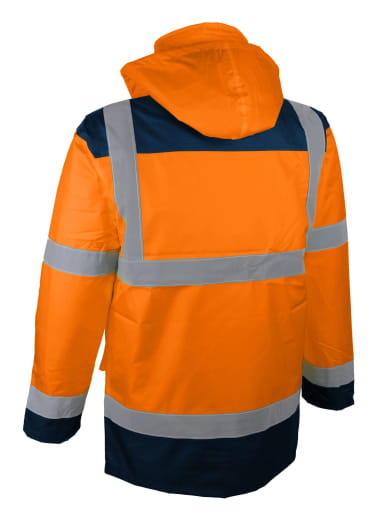 Parka fluo jaune ou orange 4 en 1 SINGER SAFETY PIAMA/PIAMO