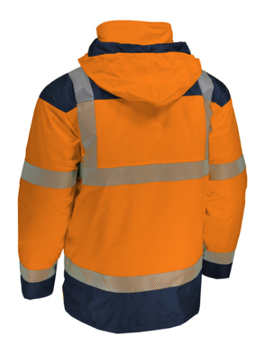 Parka haute visibilité rembourrée en polyester Singer Safety PALERMO