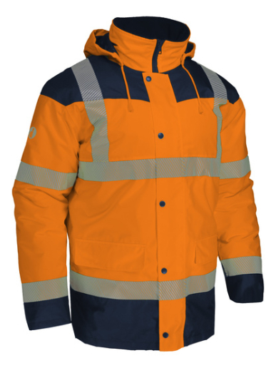 Parka haute visibilité rembourrée en polyester Singer Safety PALERMO