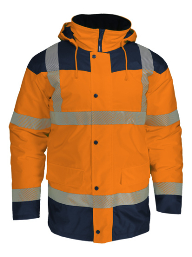 Parka haute visibilité rembourrée en polyester Singer Safety PALERMO