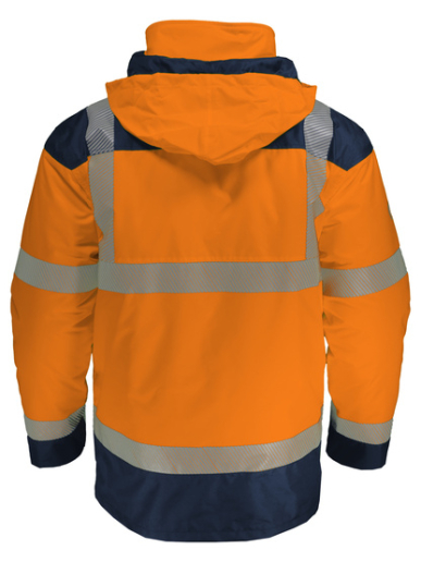 Parka haute visibilité rembourrée en polyester Singer Safety PALERMO
