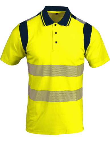 Polo haute visibilité à manches courtes Singer Safety POLMA / POLMO