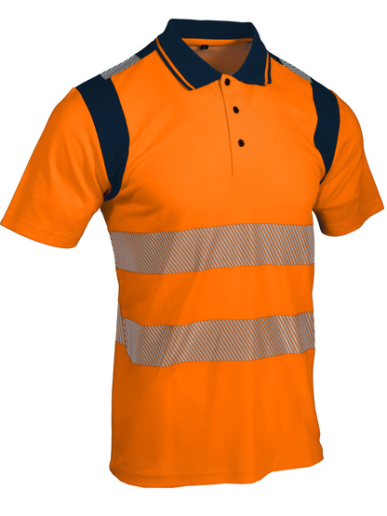 Polo haute visibilité à manches courtes Singer Safety POLMA / POLMO
