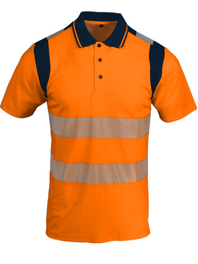 Polo haute visibilité à manches courtes Singer Safety POLMA / POLMO