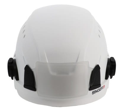 Porte-badge en plastique semi-rigide pour casque Singer Safety HIMA