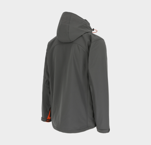 Softshell de travail mixte à capuche amovible Herock Poseidon