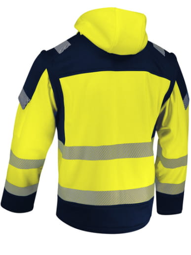 Softshell haute visibilité avec manches détachables Singer Safety VILMIA / VILMIO