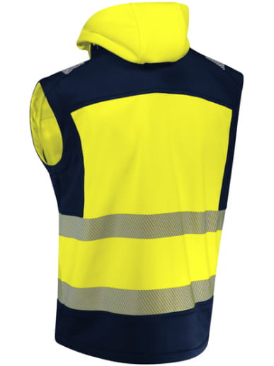 Softshell haute visibilité avec manches détachables Singer Safety VILMIA / VILMIO