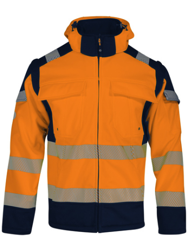 Softshell haute visibilité avec manches détachables Singer Safety VILMIA / VILMIO