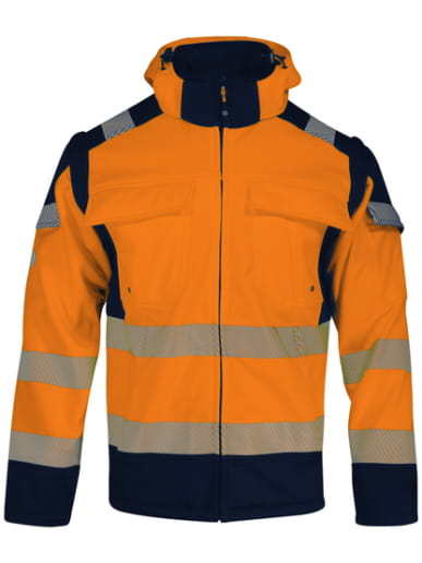 Softshell haute visibilité avec manches détachables Singer Safety VILMIA / VILMIO