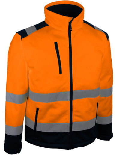 Softshell haute visibilité coupe-vent Singer Safety VULCA / VULCO