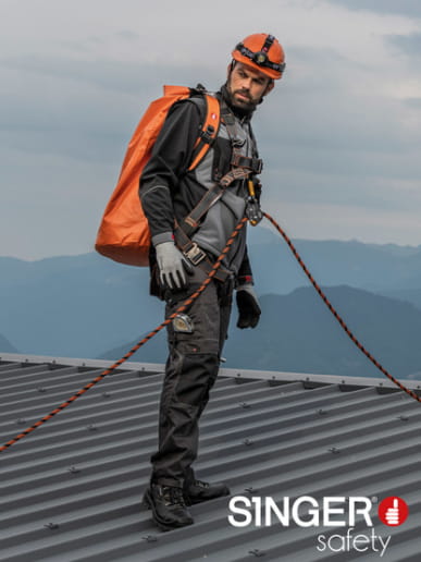 Support d'assurage longueur 10 ou 20m Singer Safety ASSULINE100 / ASSULINE200