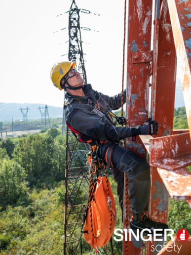 Support d'assurage longueur 10 ou 20m Singer Safety ASSULINE100 / ASSULINE200