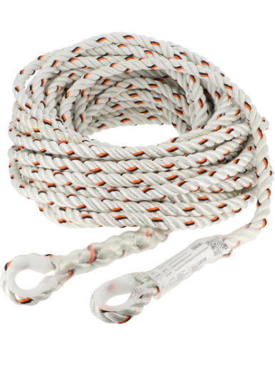 Support d'assurage longueur 10 ou 20m Singer Safety ASSUTWIST100 / ASSUTWIST200