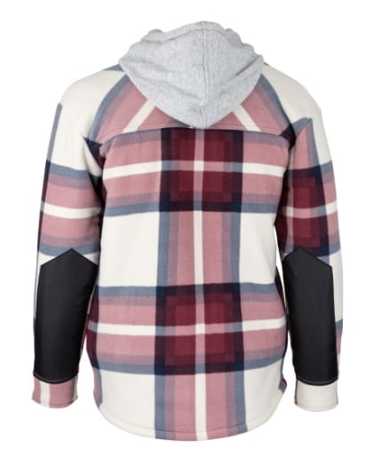 Surchemise polaire à capuche pour femme doublée en sherpa LMA Loan