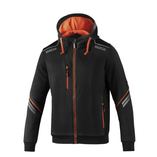 Sweat à capuche technique avec zip complet Sparco Teamwork Colorado