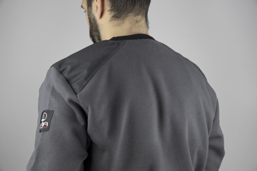 Sweat à col rond bicolore LMA Lebeurre Lima / Bucarest / Bruxelles
