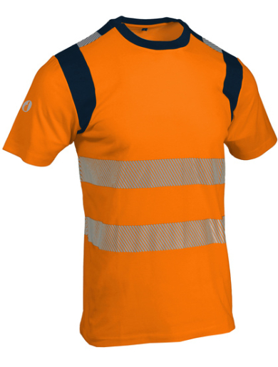 T-shirt haute visibilité à manches courtes et bandes segmentées Singer Safety SUCA / SUCARED / SUCO