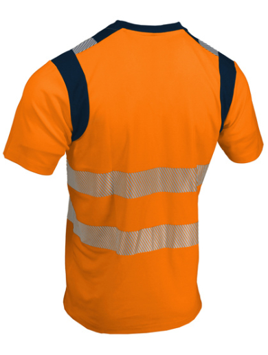 T-shirt haute visibilité à manches courtes et bandes segmentées Singer Safety SUCA / SUCARED / SUCO