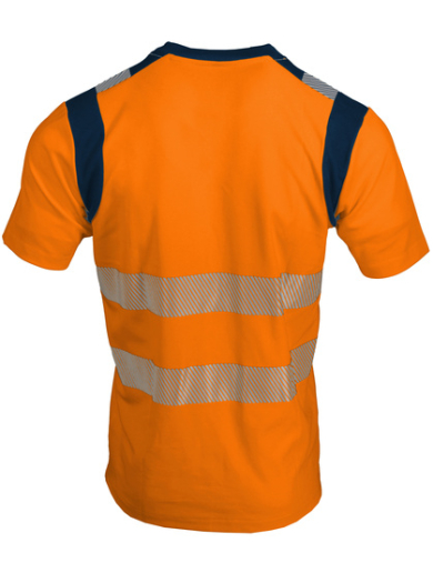 T-shirt haute visibilité à manches courtes et bandes segmentées Singer Safety SUCA / SUCARED / SUCO
