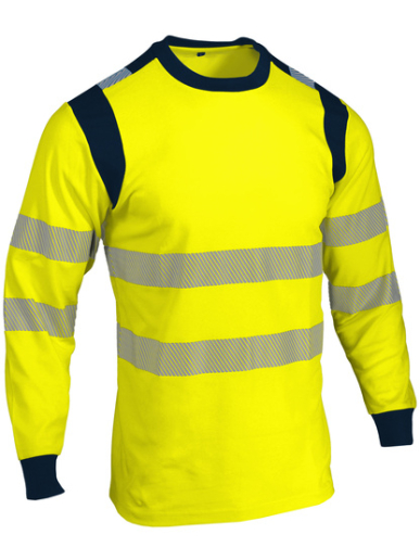 T-shirt haute visibilité anti-UV à manches longues Singer Safety TUVA / TUVO