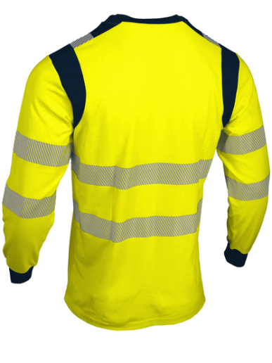 T-shirt haute visibilité anti-UV à manches longues Singer Safety TUVA / TUVO