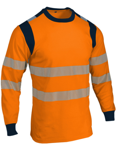 T-shirt haute visibilité anti-UV à manches longues Singer Safety TUVA / TUVO