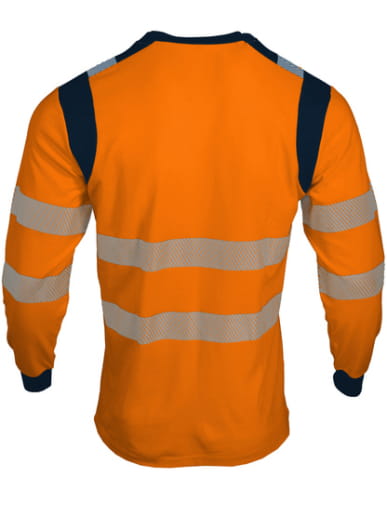 T-shirt haute visibilité anti-UV à manches longues Singer Safety TUVA / TUVO