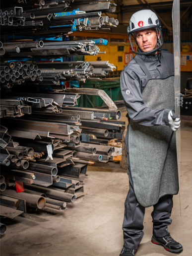 Tablier anti-coupures en polyester et tungstène Singer Safety TABCUT