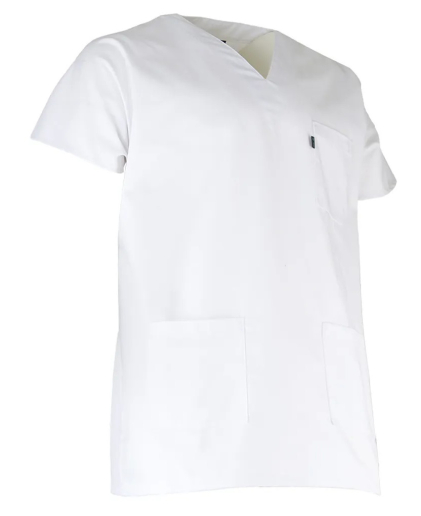 Tunique médicale pour homme avec col V LMA Bistouri