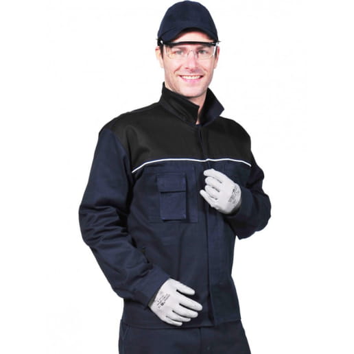 Veste coton Bicolore avec Liseré SINGER SAFETY VAR/VARY
