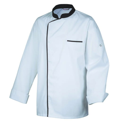 Veste de cuisine mixte bicolore manches courtes Robur ENERGY MC/ML