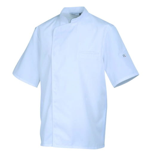 Veste de cuisine mixte bicolore manches courtes Robur ENERGY MC/ML
