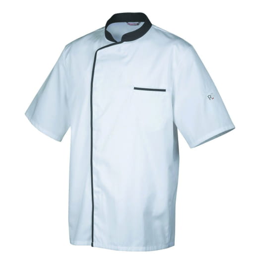 Veste de cuisine mixte bicolore manches courtes Robur ENERGY MC/ML