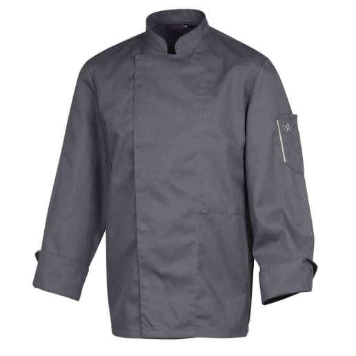 Veste de cuisine mixte manches courtes ou longues Robur NERO MC/ML