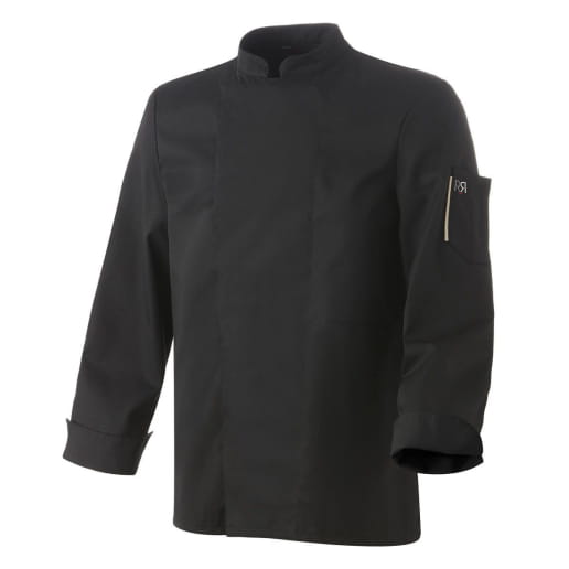 Veste de cuisine mixte manches courtes ou longues Robur NERO MC/ML