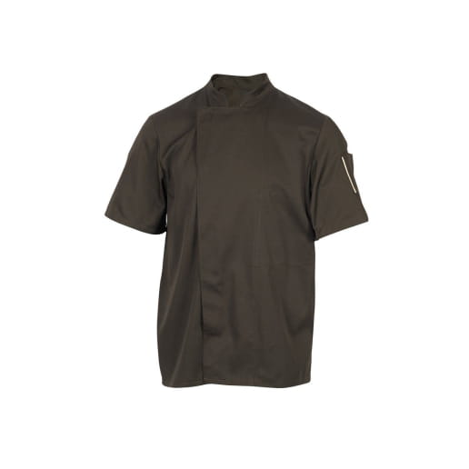 Veste de cuisine mixte manches courtes ou longues Robur NERO MC/ML